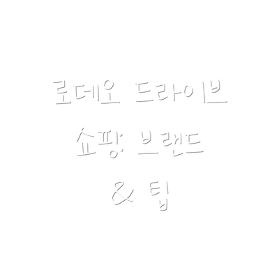 로데오 드라이브 쇼핑: 브랜드 & 팁