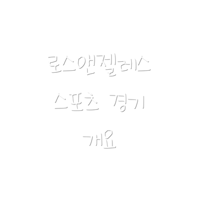 로스앤젤레스 스포츠 경기 개요