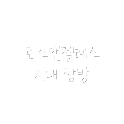 로스앤젤레스 시내 탐방