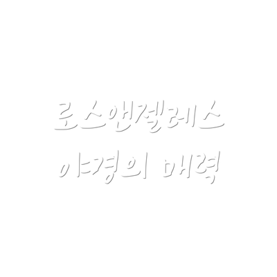 로스앤젤레스 야경의 매력