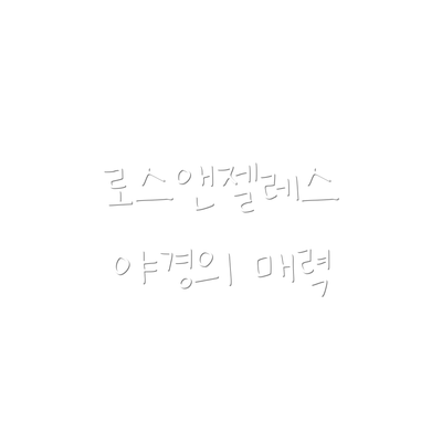 로스앤젤레스 야경의 매력