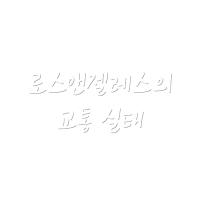 로스앤젤레스의 교통 실태