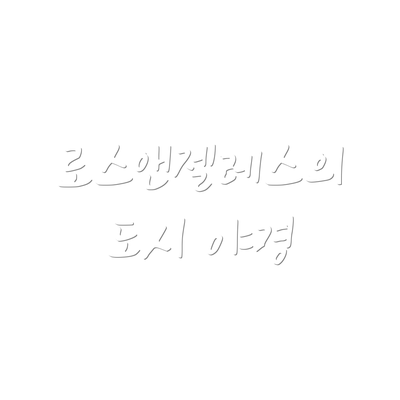 로스앤젤레스의 도시 야경