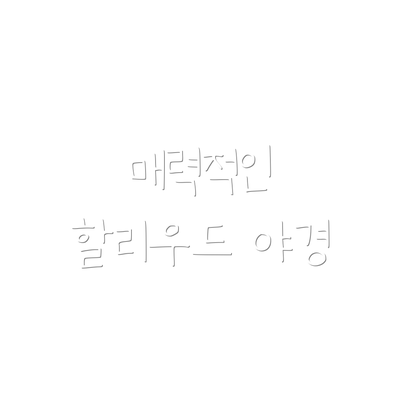 매력적인 할리우드 야경
