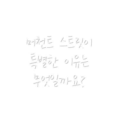 머천트 스트릿이 특별한 이유는 무엇일까요?