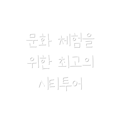 문화 체험을 위한 최고의 시티투어