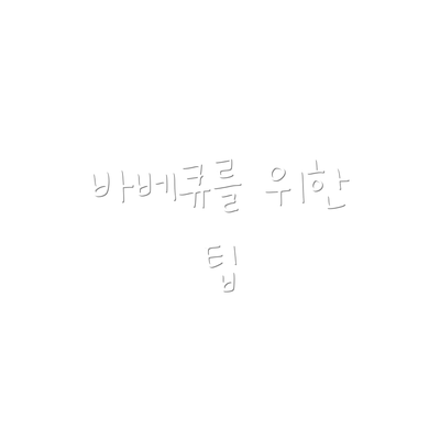 바베큐를 위한 팁