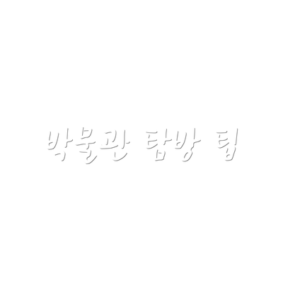 박물관 탐방 팁