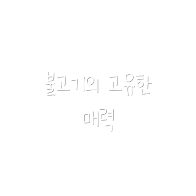불고기의 고유한 매력