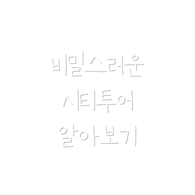 비밀스러운 시티투어 알아보기
