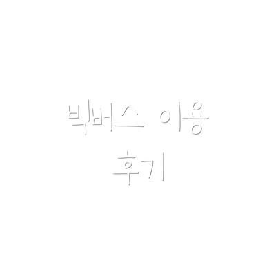 빅버스 이용 후기