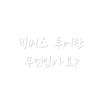 빅버스 투어란 무엇인가요?