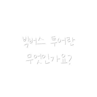 빅버스 투어란 무엇인가요?