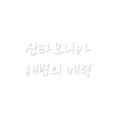 산타모니카 해변의 매력