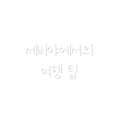 세비야에서의 여행 팁