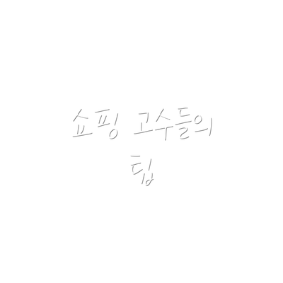 쇼핑 고수들의 팁