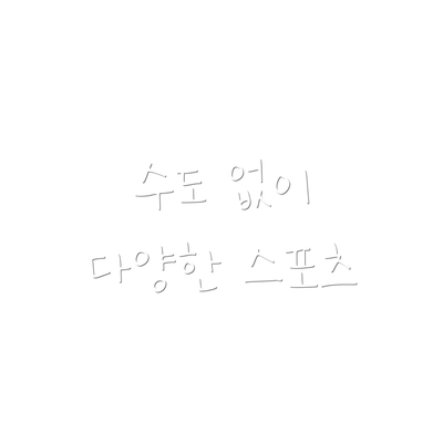 수도 없이 다양한 스포츠