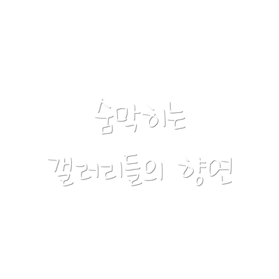 숨막히는 갤러리들의 향연