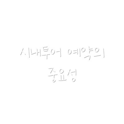 시내투어 예약의 중요성