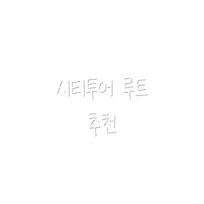 시티투어 루트 추천
