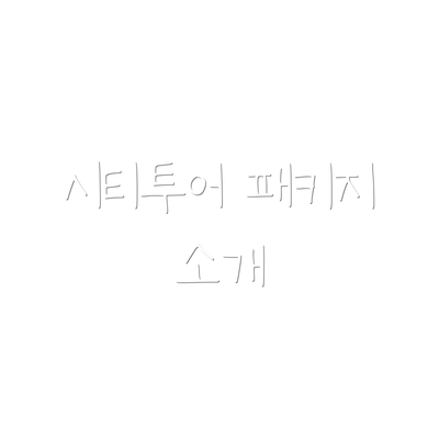 시티투어 패키지 소개