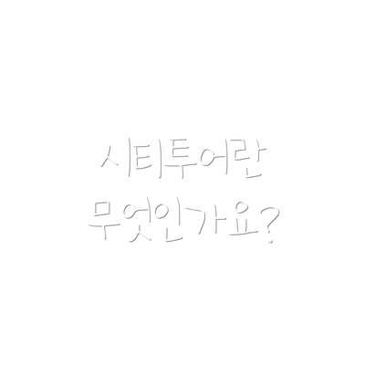 시티투어란 무엇인가요?