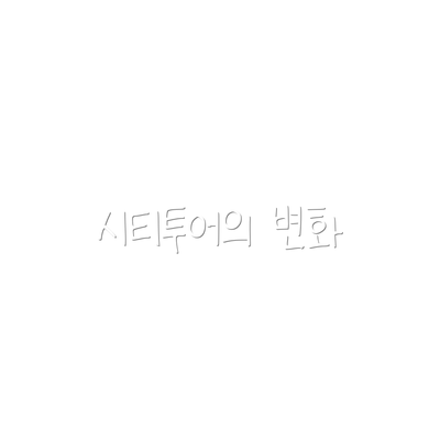 시티투어의 변화