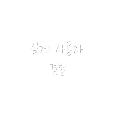 실제 사용자 경험