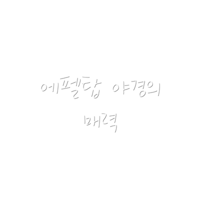 에펠탑 야경의 매력