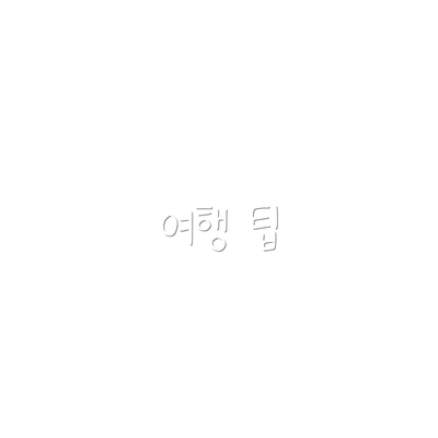여행 팁