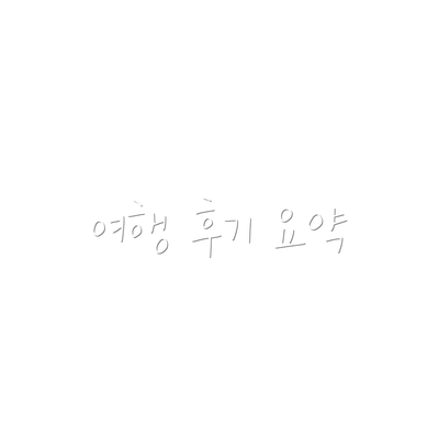 여행 후기 요약