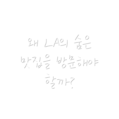 왜 LA의 숨은 맛집을 방문해야 할까?