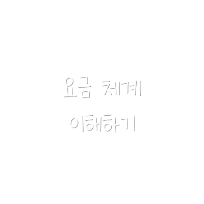 요금 체계 이해하기