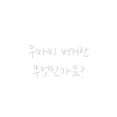 우마미 버거란 무엇인가요?
