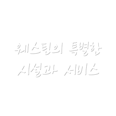 웨스틴의 특별한 시설과 서비스