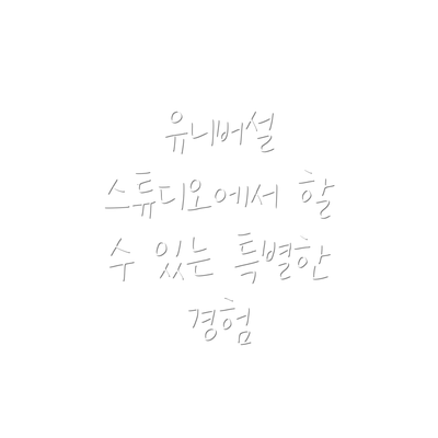 유니버설 스튜디오에서 할 수 있는 특별한 경험