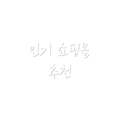 인기 쇼핑몰 추천
