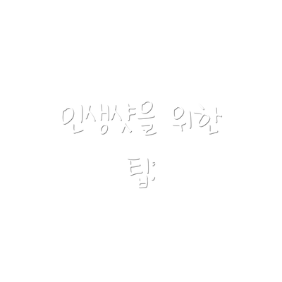 인생샷을 위한 팁: