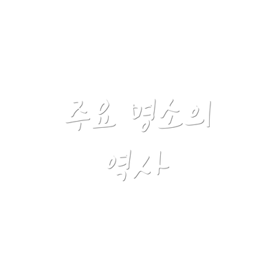 주요 명소의 역사