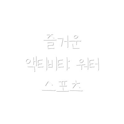 즐거운 액티비티: 워터 스포츠