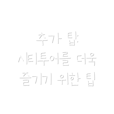 추가 팁: 시티투어를 더욱 즐기기 위한 팁