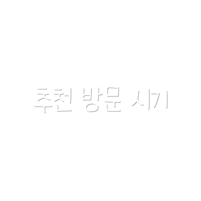 추천 방문 시기
