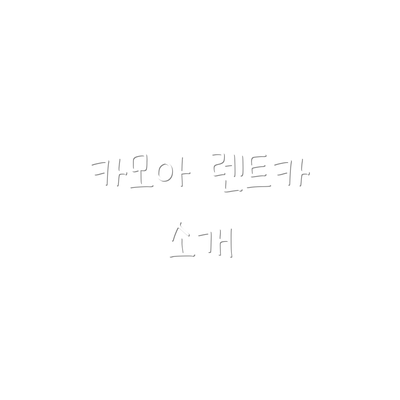 카모아 렌트카 소개