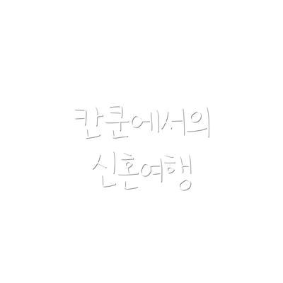 칸쿤에서의 신혼여행