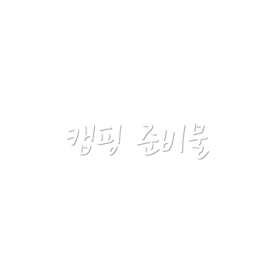 캠핑 준비물