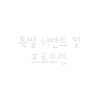 특별 이벤트 및 프로모션