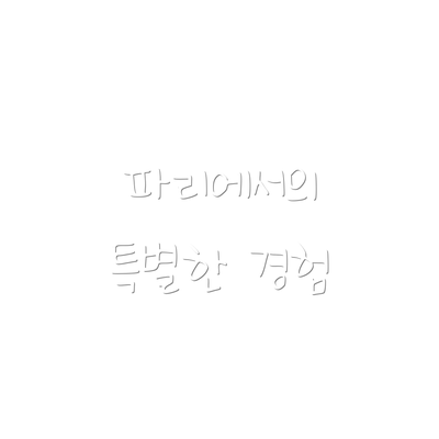 파리에서의 특별한 경험