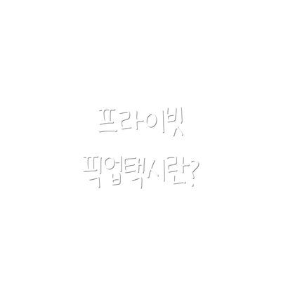 프라이빗 픽업택시란?