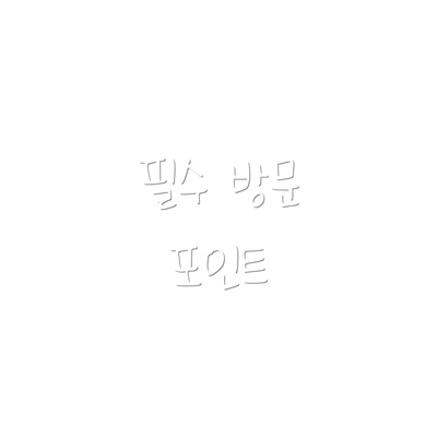 필수 방문 포인트