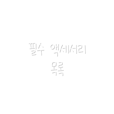 필수 액세서리 목록